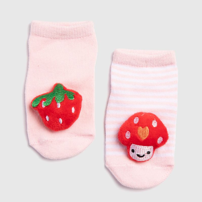 YAMP - Pack de 2 pares de Medias para Niña en Algodón Yamp