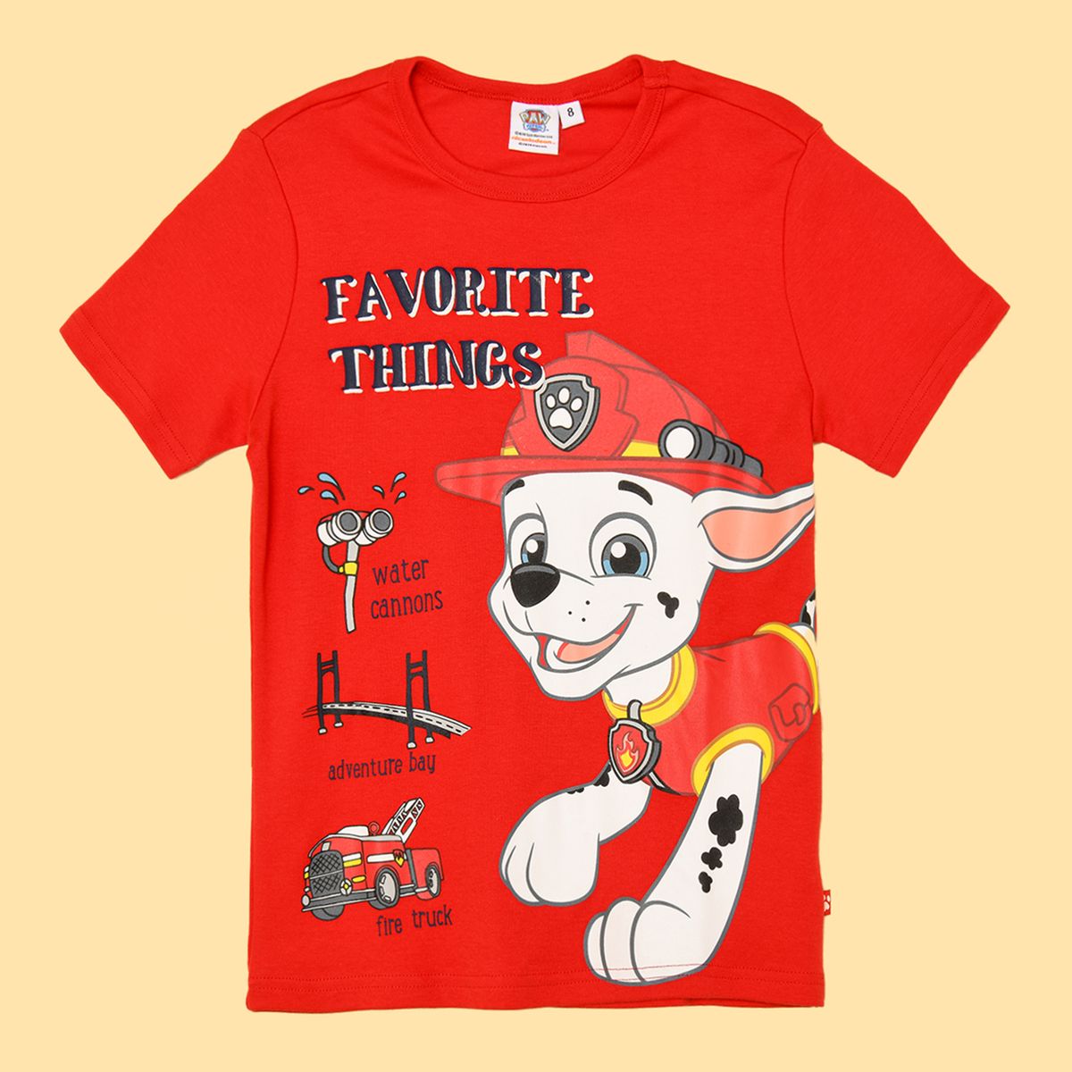 PAW PATROL - Pijama para Niño 2 piezas Cintura elásticada Paw Patrol Manga corta Paw Patrol