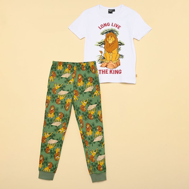  - Pijama Niño Manga corta Rey León