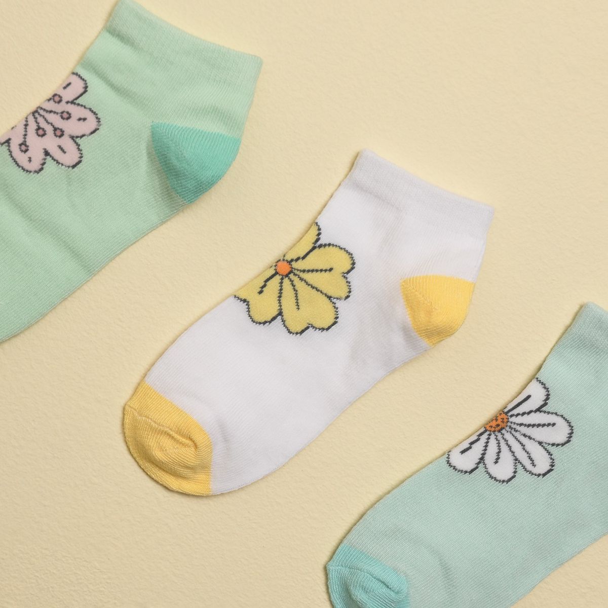 YAMP - Medias Niña Corto Pack de 3 Yamp