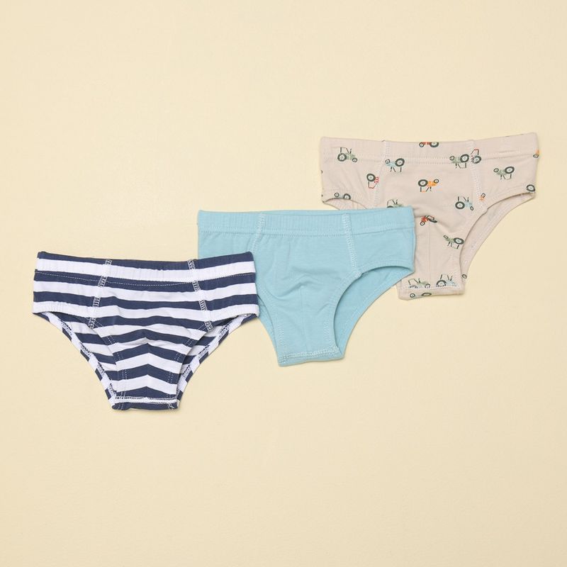 YAMP - Calzoncillo Niño Pack x3 unidades de Algodón Yamp