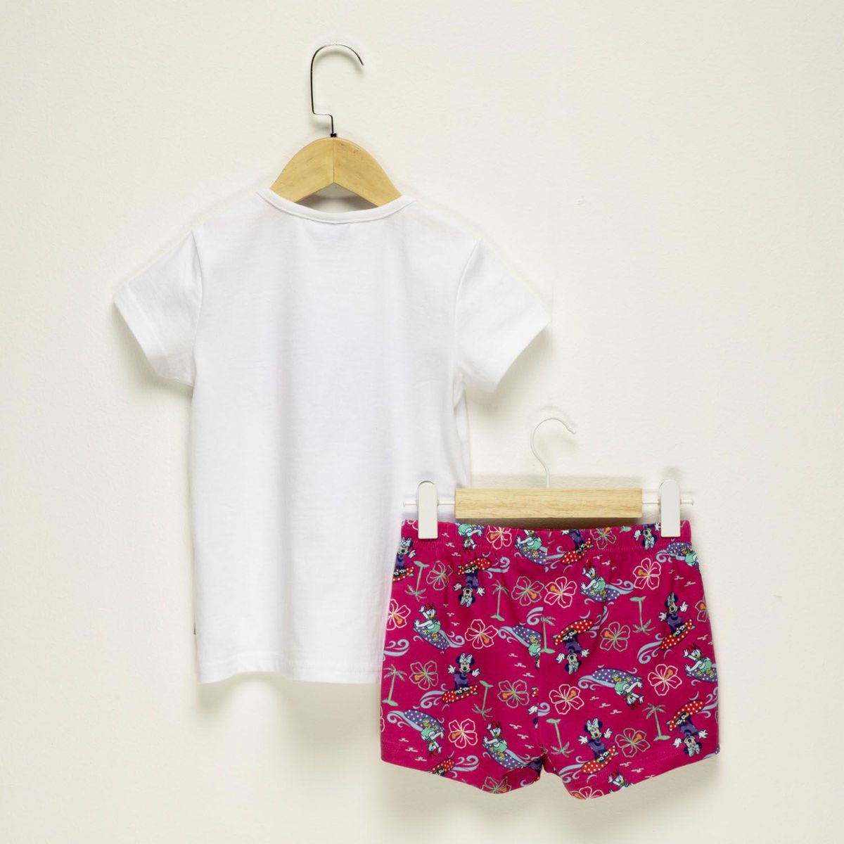 MINNIE - Pijama para Niña 2 piezas con Estampado Cintura elásticada Minnie Manga corta Minnie