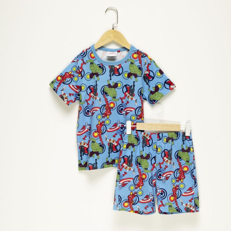 DISNEY - Pijama Niño Manga corta Avengers