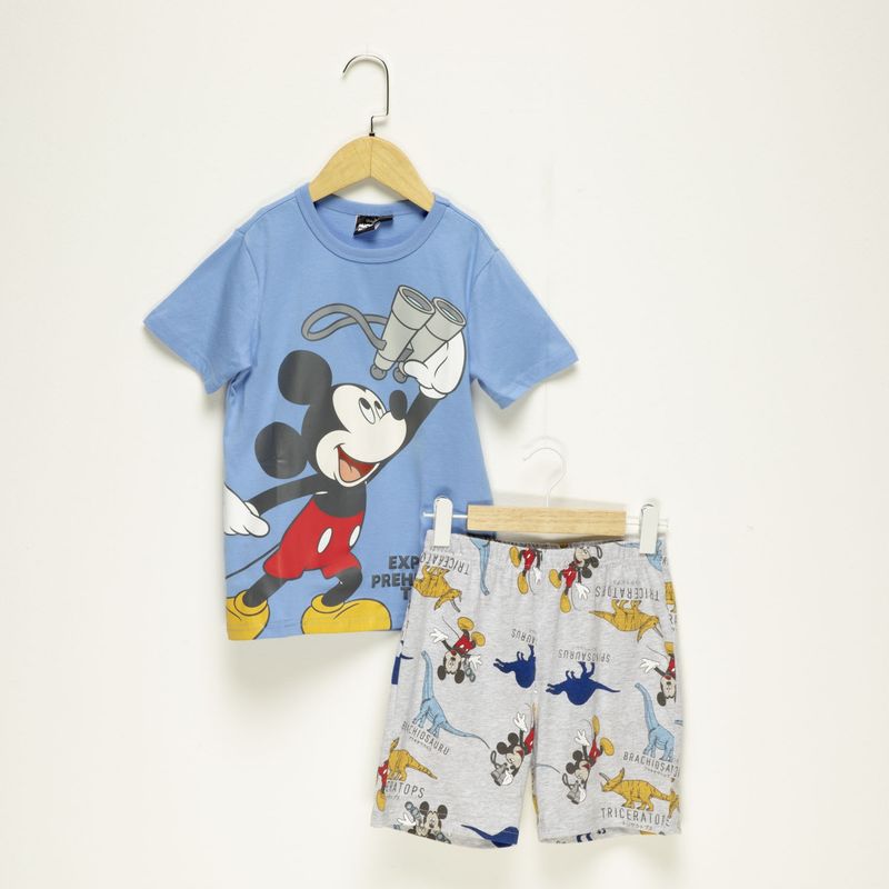 STD CHARACTERS - Pijama para Niño 2 piezas con Estampado Cintura elásticada Mickey Manga corta STD Characters