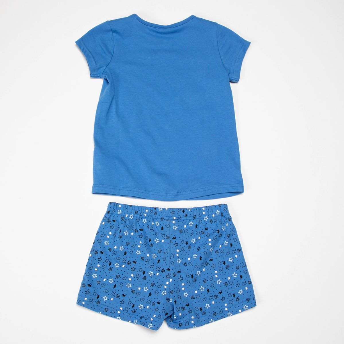 YAMP - Pijama para Niña 2 piezas con Estampado Cintura elásticada Manga corta de Algodón Yamp