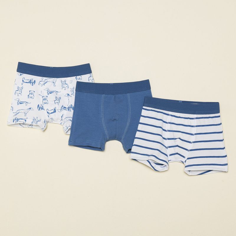 YAMP - Boxer Niño Pack de 3 unidades de Algodón Yamp
