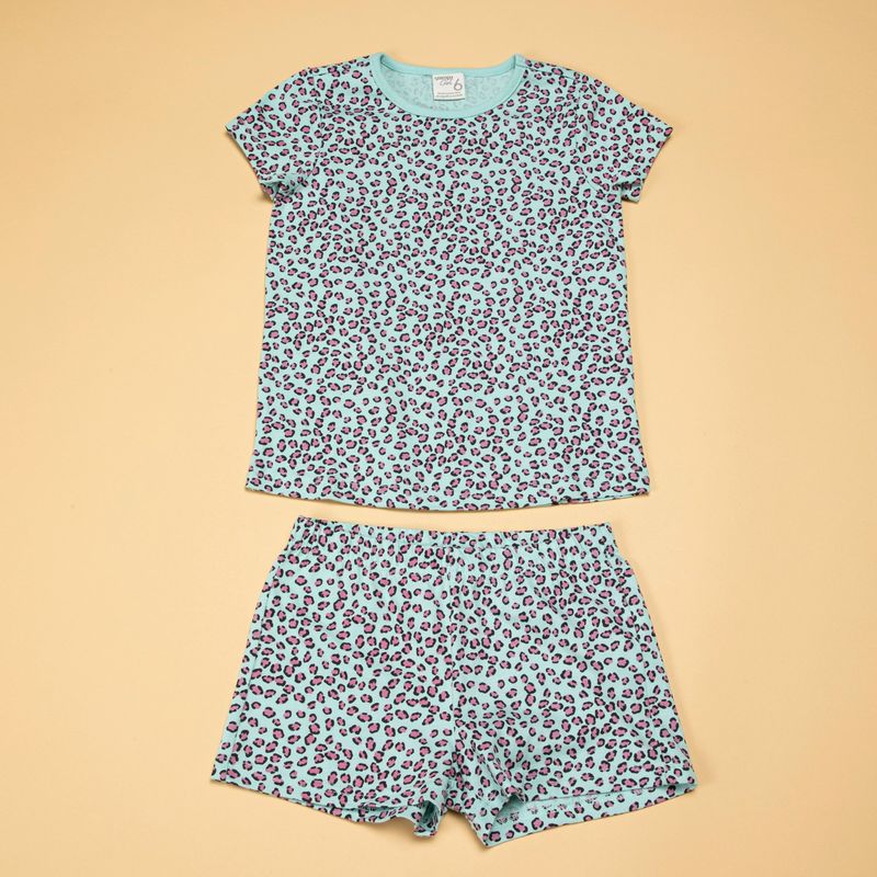 YAMP - Pijama Niña Animal print Cintura elásticada Manga corta Yamp 