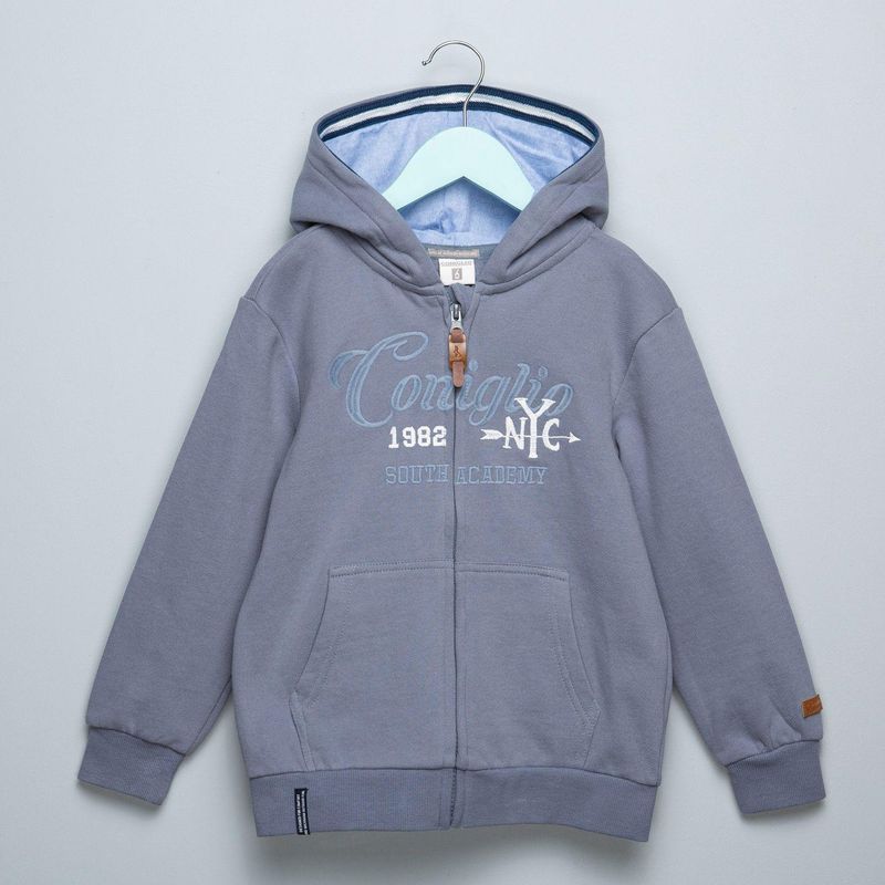CONIGLIO - Saco Niño Con Estampado Con capucha Algodón Coniglio