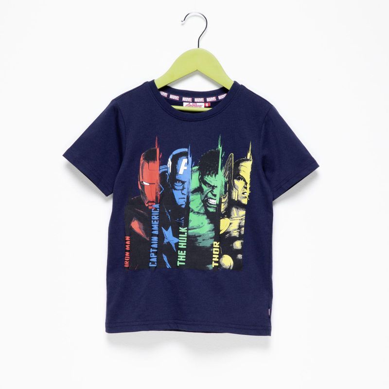MARVEL - Camiseta Niño Manga corta en Algodón Avengers