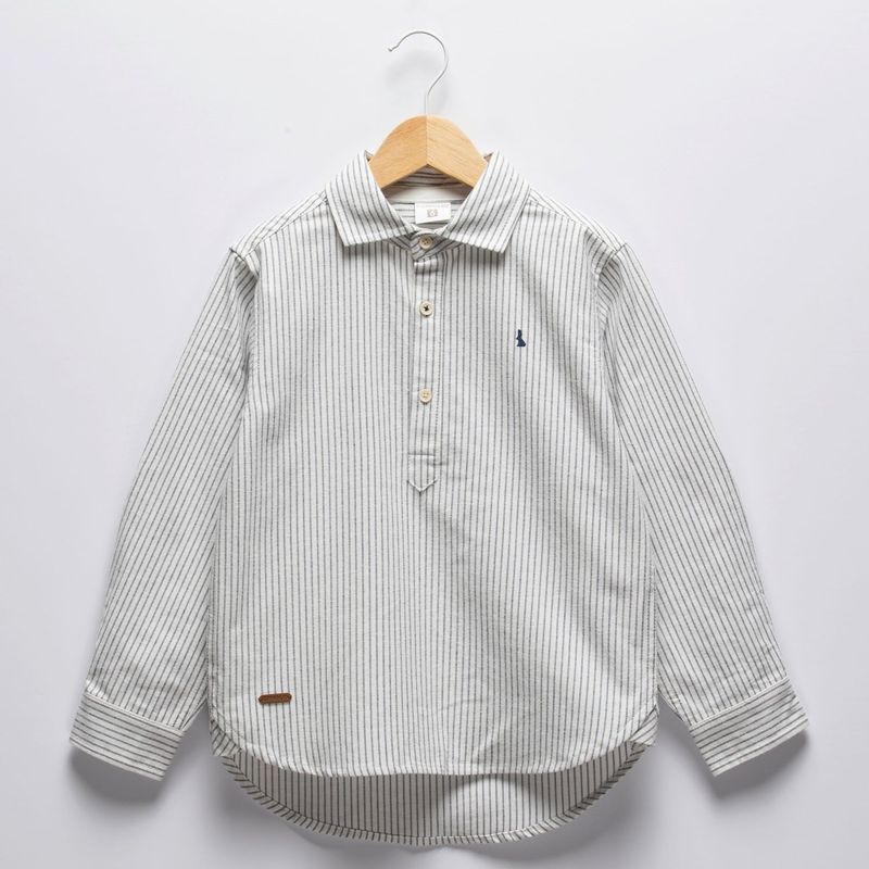CONIGLIO - Camisa Niño con Rayas Manga larga Algodón Coniglio