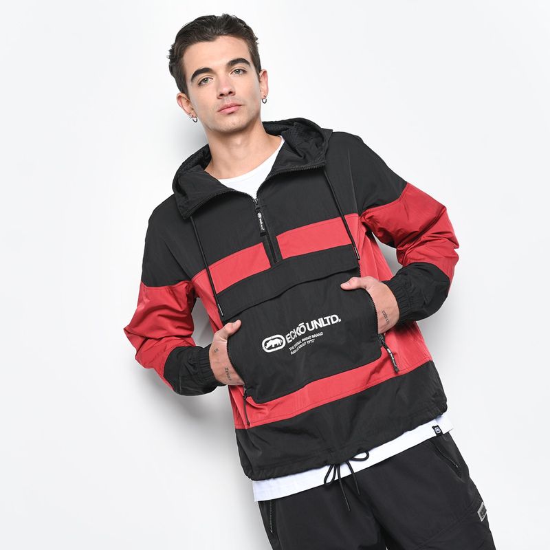 ECKO - Chaqueta cortaviento para Hombre Con capota Ecko