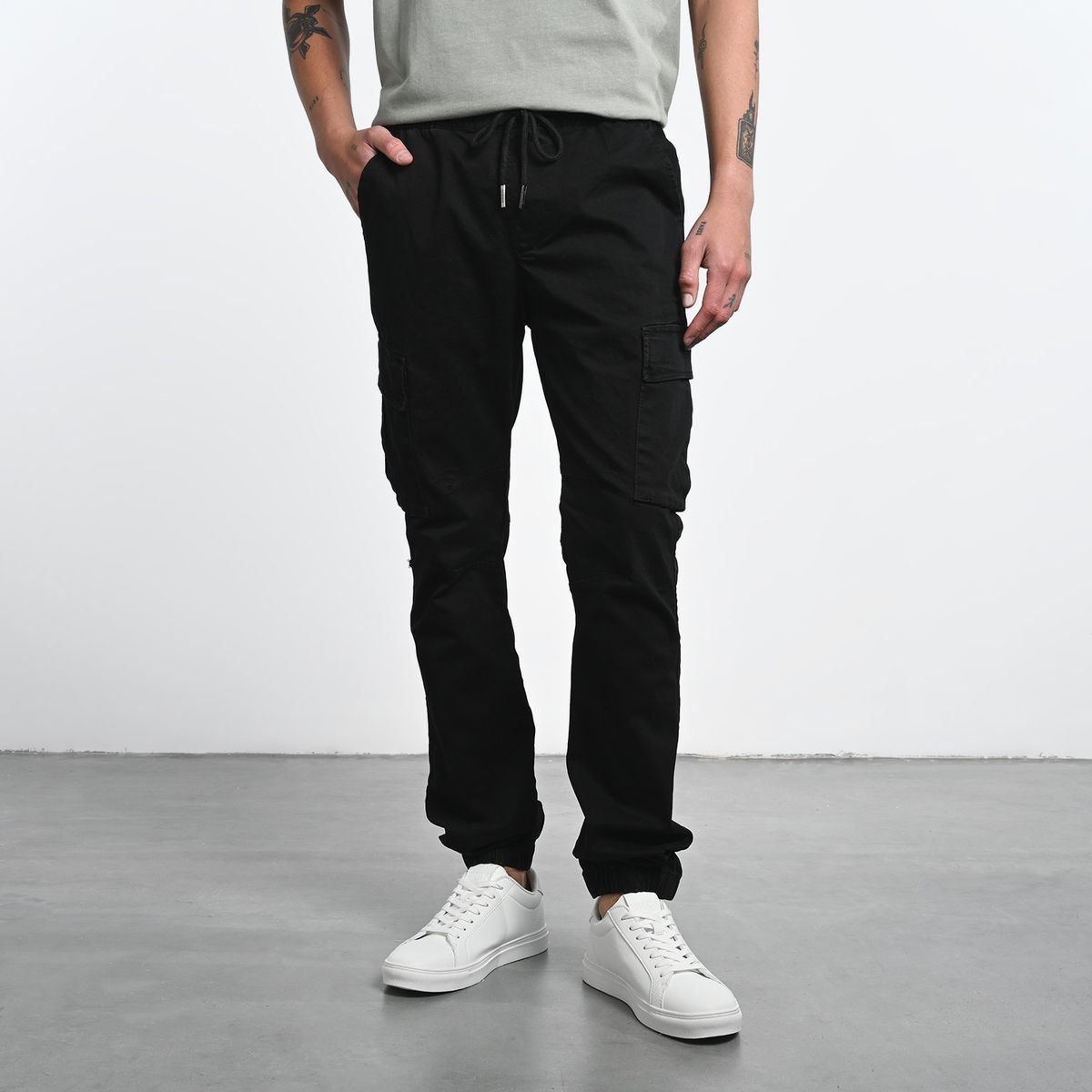 DENIMLAB - Pantalón cargo Hombre de Algodón Denimlab