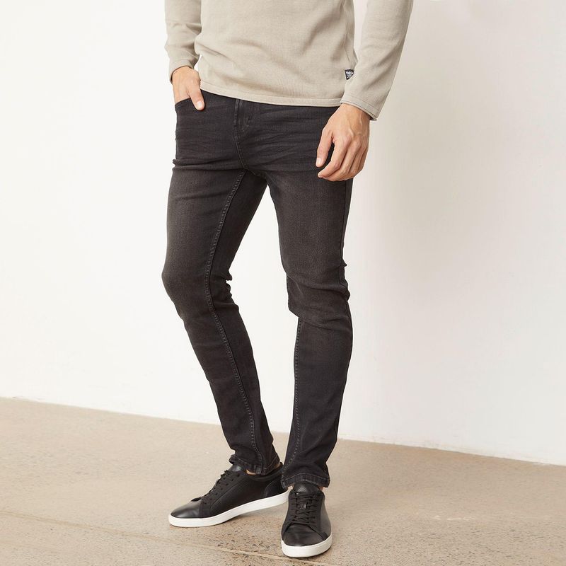 MOSSIMO - Jean 5 Bolsillos Hombre Slim de Algodón Mossimo