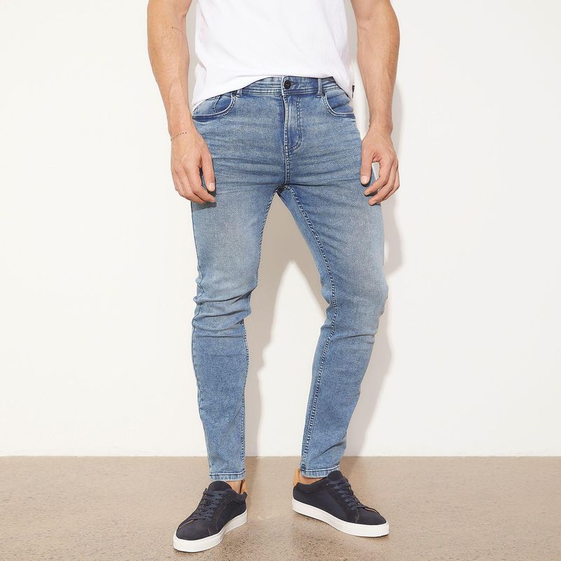 MOSSIMO - Jean 5 Bolsillos Hombre Slim de Algodón Mossimo