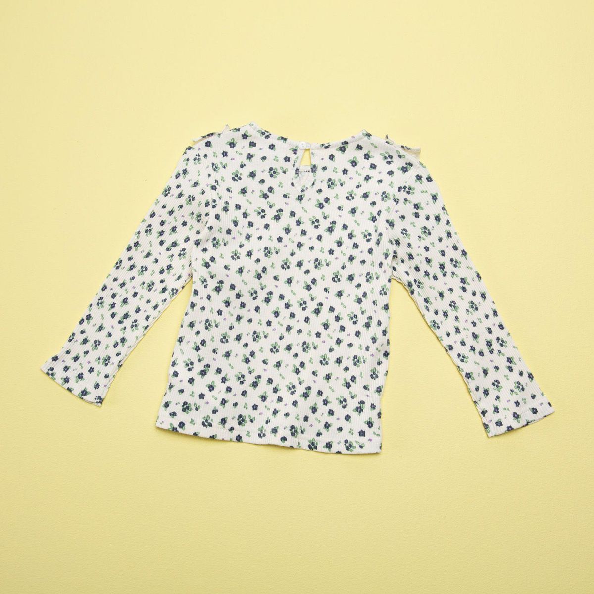 YAMP - Camiseta Bebé niña con Boleros Manga larga Algodón Yamp