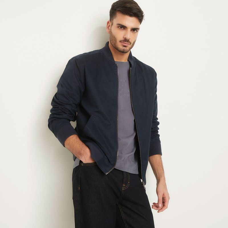 BASEMENT - Chaqueta Bomber Hombre de Algodón Basement