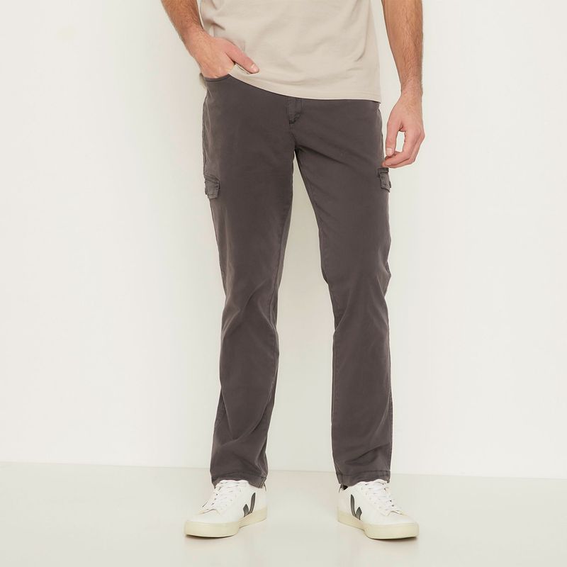 BASEMENT - Pantalón Cargo para Hombre de Algodón Basement
