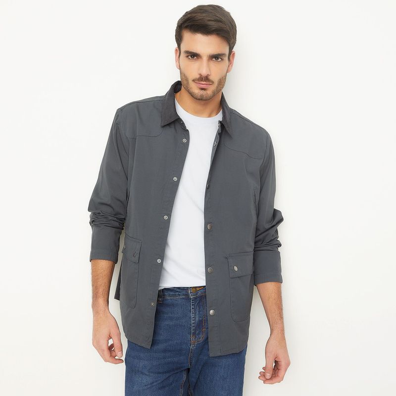 BASEMENT - Chaqueta Hombre de Algodón Basement