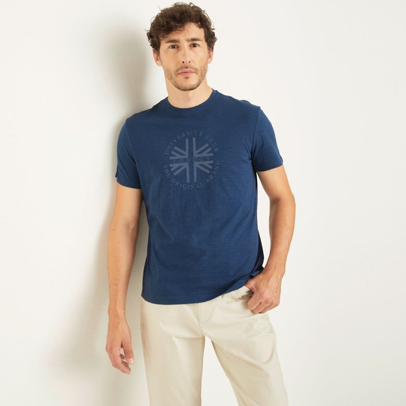 UNIVERSITY CLUB - Camiseta Cuello Redondo University Club