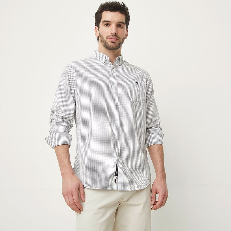 UNIVERSITY CLUB - Camisa Hombre Manga larga Regular Algodón University Club