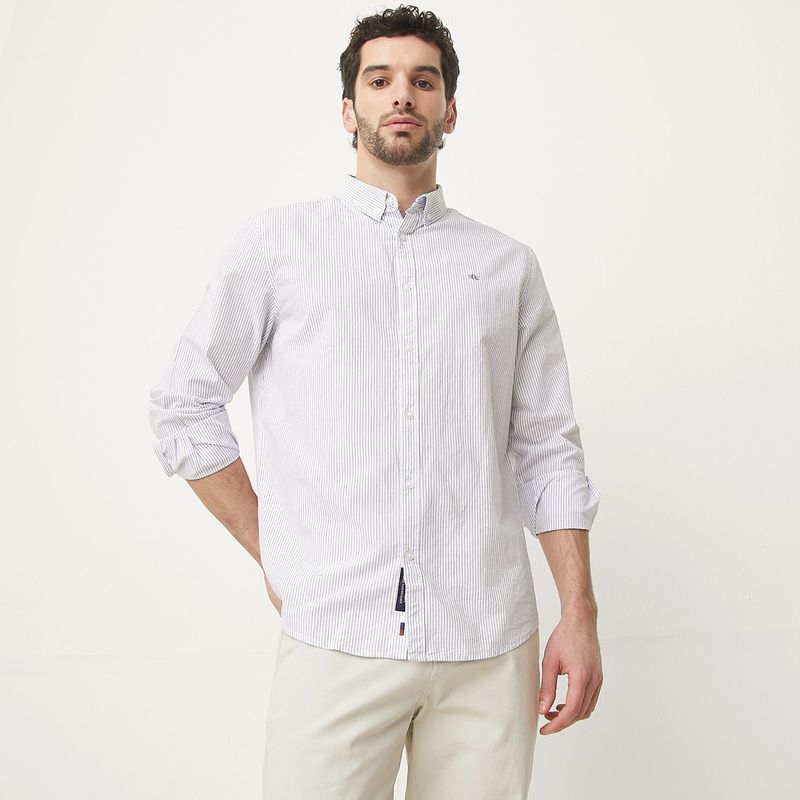 UNIVERSITY CLUB - Camisa Hombre Manga larga Regular Algodón University Club