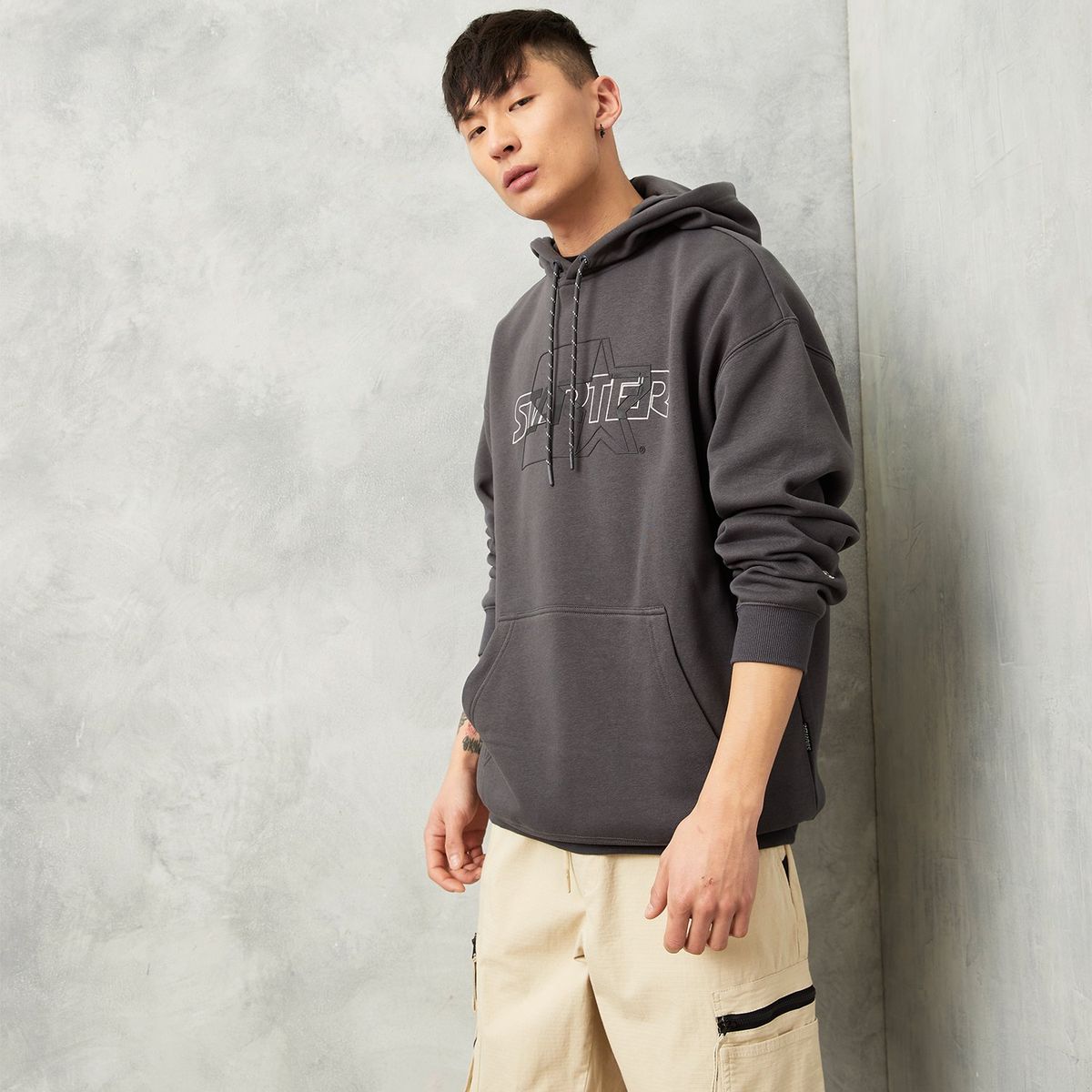 STARTER - Hoodie para Hombre con Estampado Starter