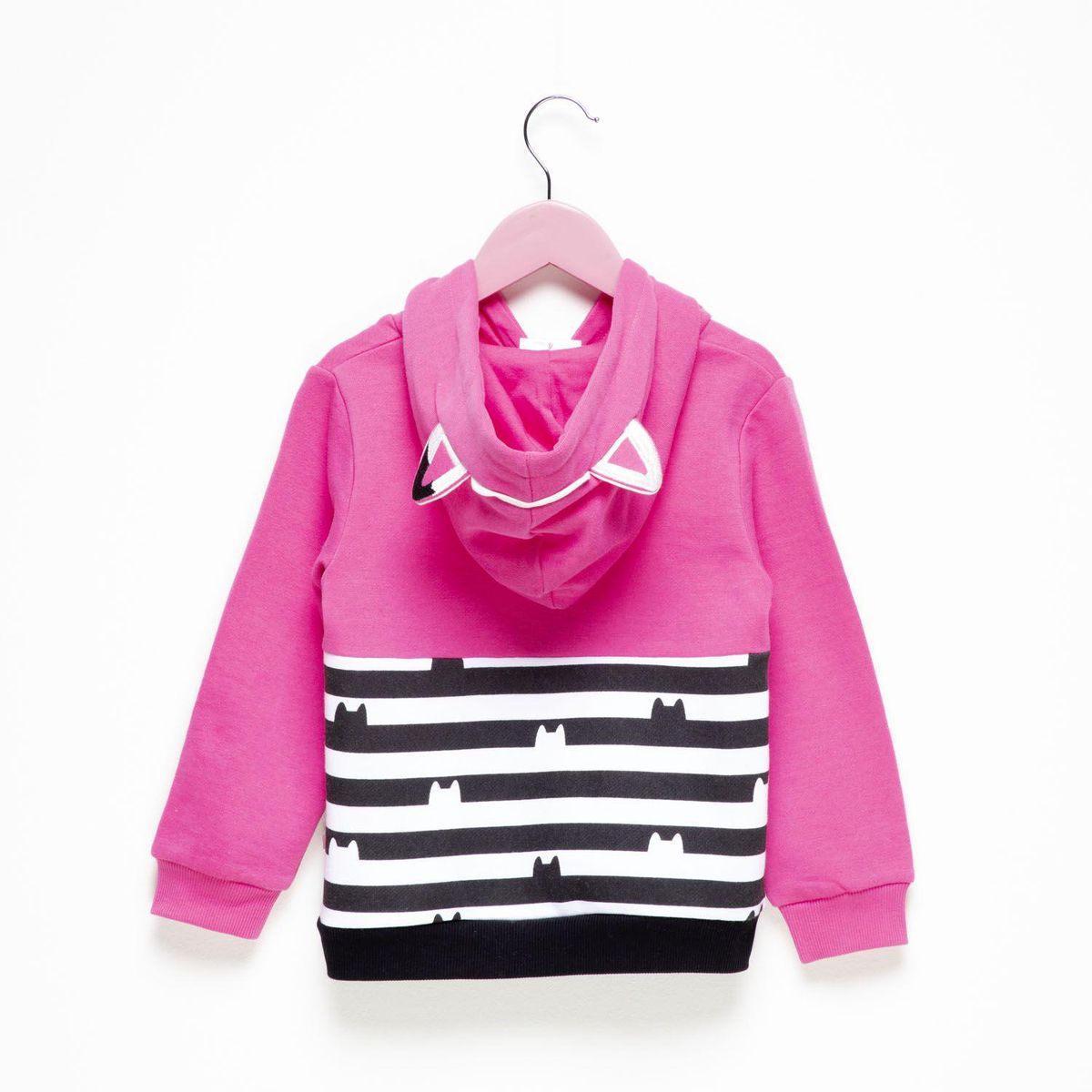  - Saco Niña de Rayas Con capucha en Algodón Gabby's Doll House