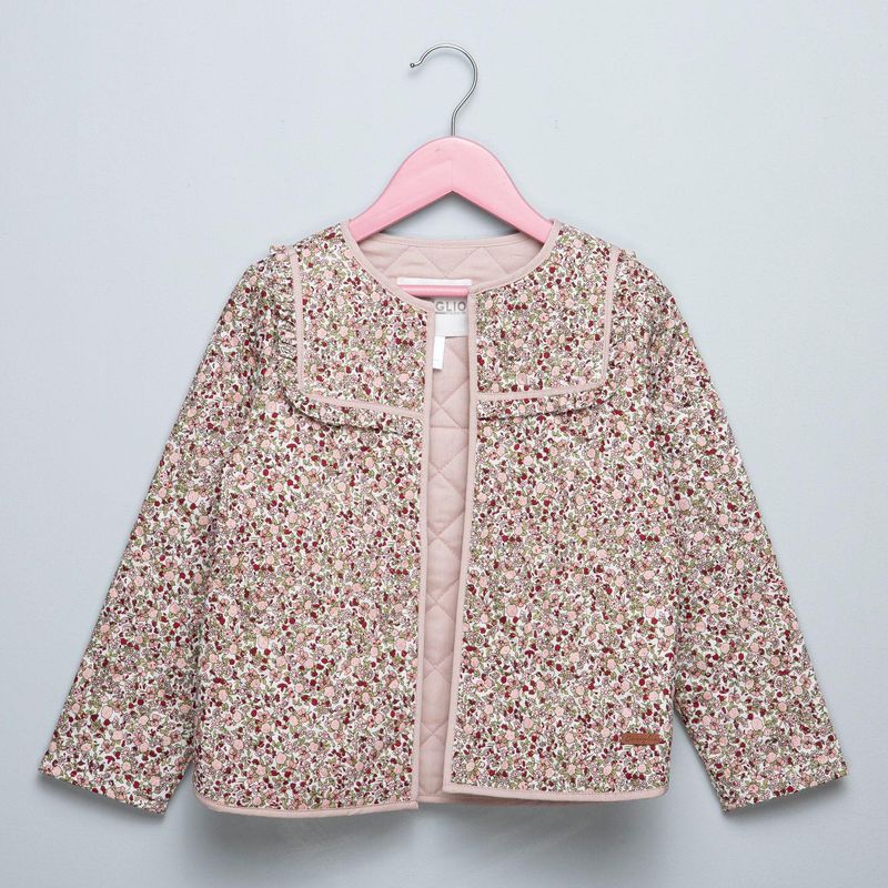 CONIGLIO - Chaqueta Niña Con Flores Algodón Coniglio