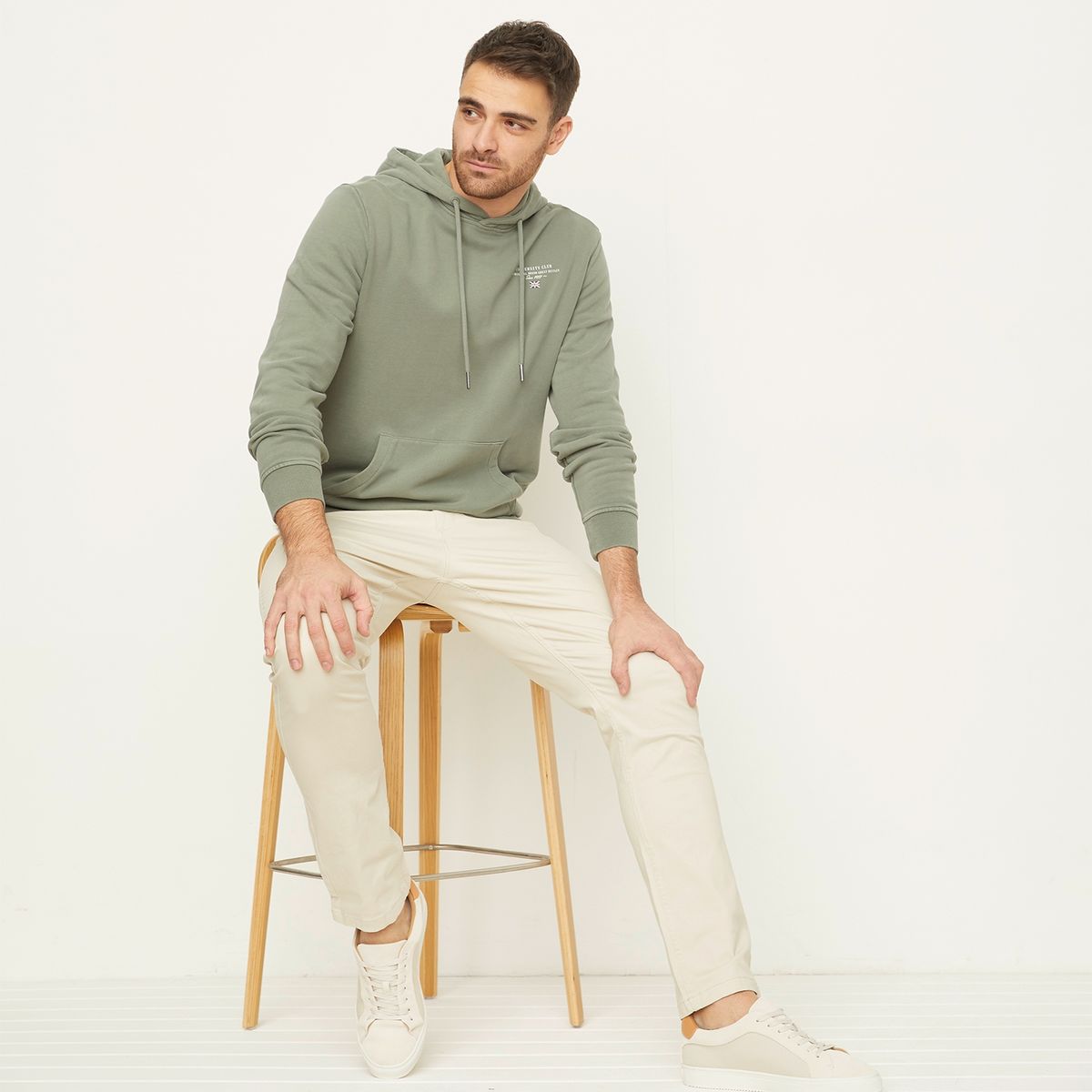 UNIVERSITY CLUB - Hoodie Hombre Algodón University Club