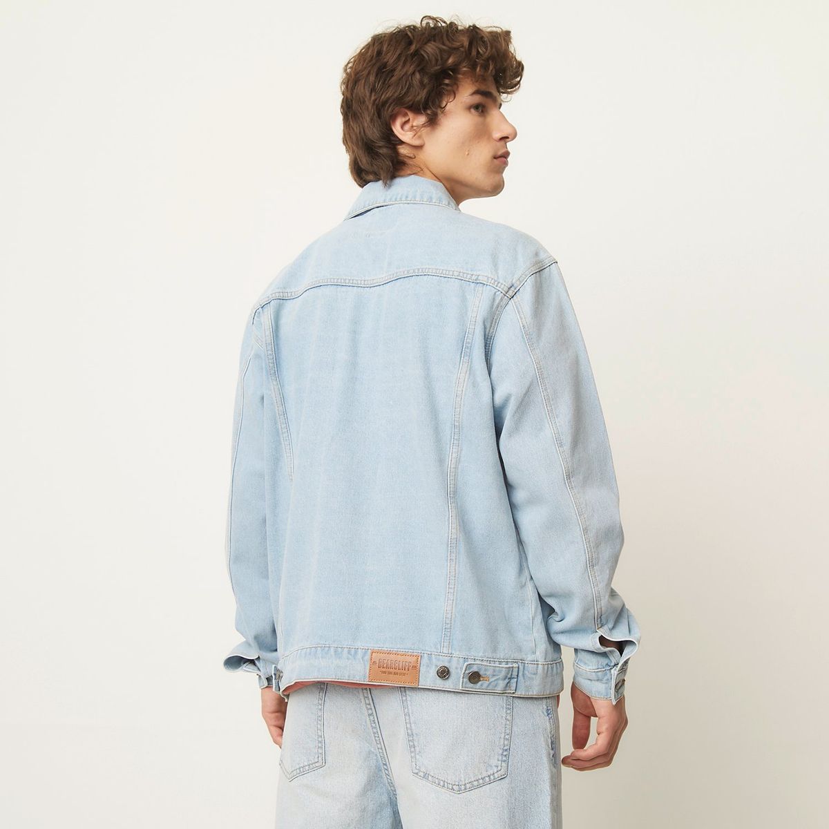 BEARCLIFF - Chaqueta de jean Hombre de Algodón Bearcliff