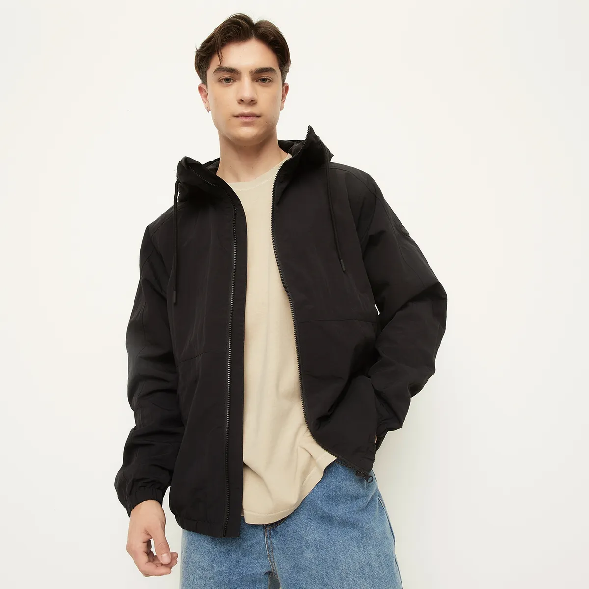 BEARCLIFF - Chaqueta cortaviento Hombre Con capota Bearcliff