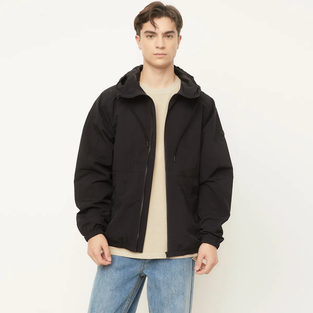BEARCLIFF - Chaqueta cortaviento Hombre Con capota Bearcliff