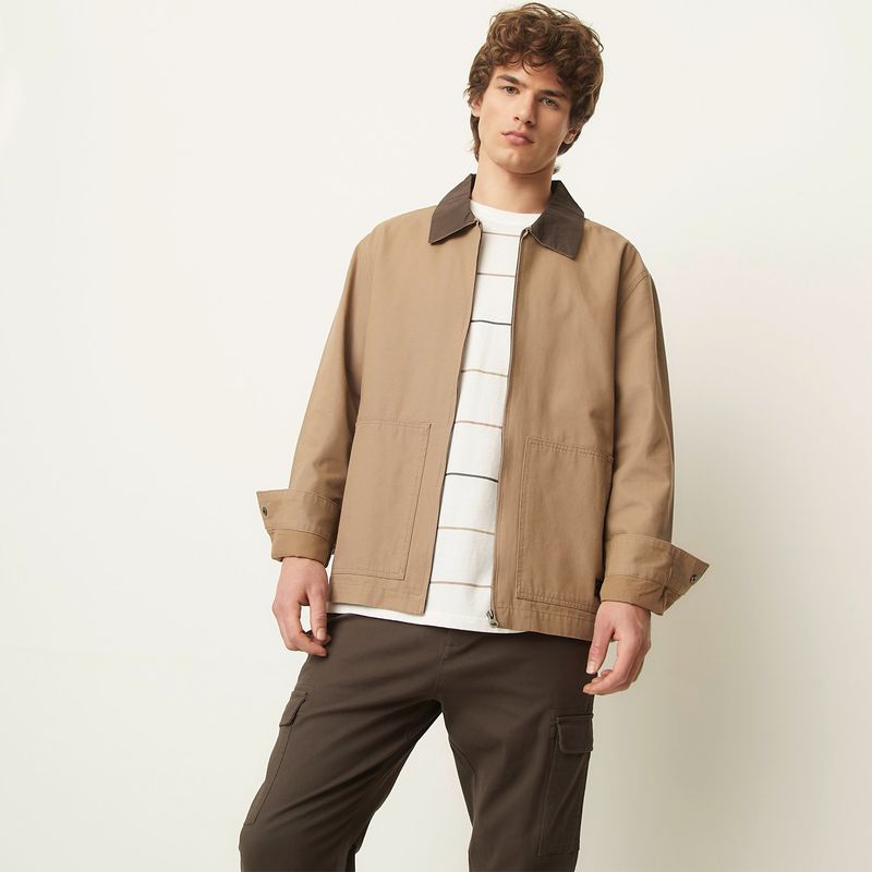 BEARCLIFF - Chaqueta para Hombre de Algodón Bearcliff