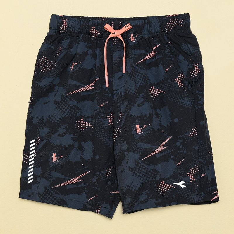 DIADORA - Pantaloneta Niño con Logo Cintura elásticada Diadora