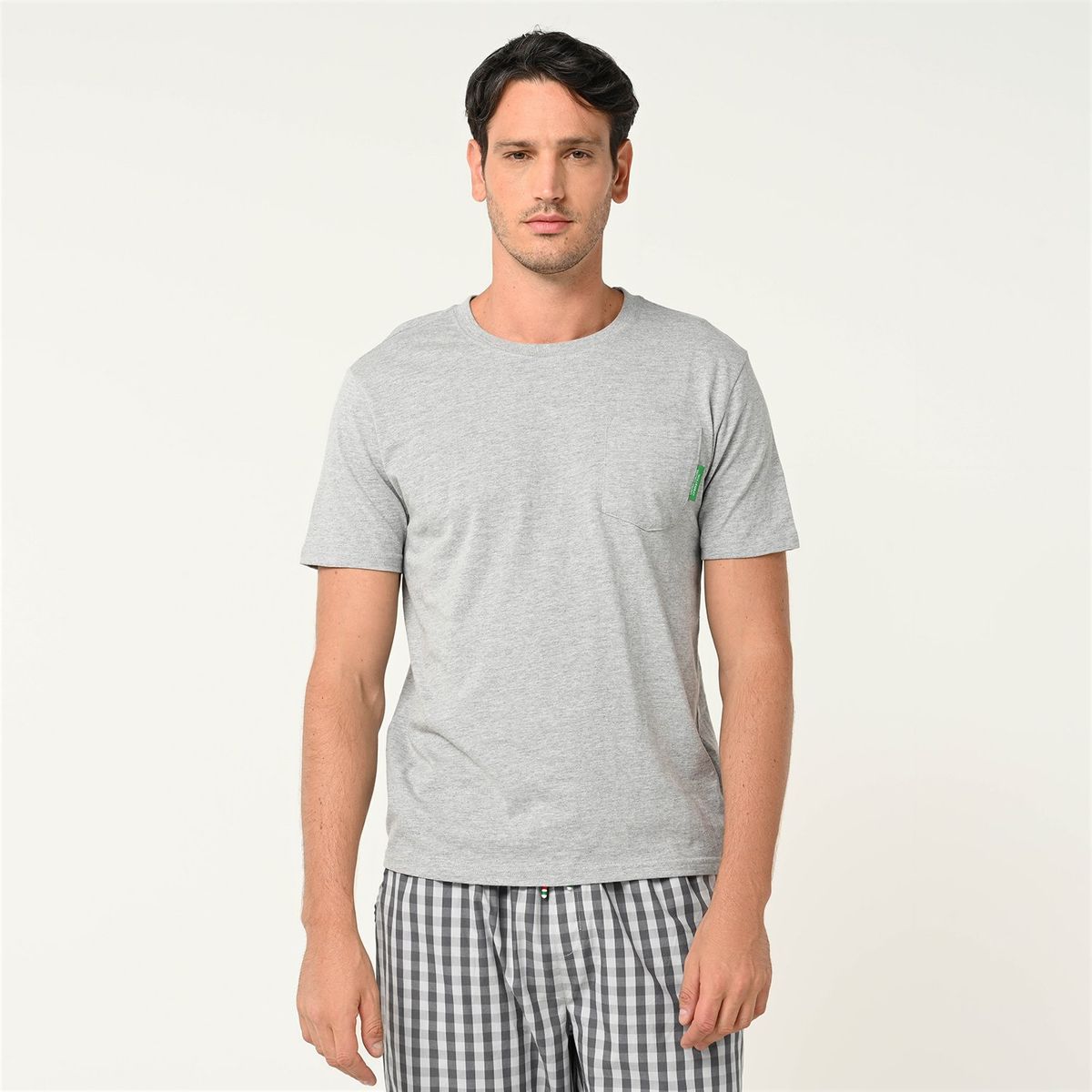 BENETTON - Pijama Hombre Manga corta de Algodón Benetton