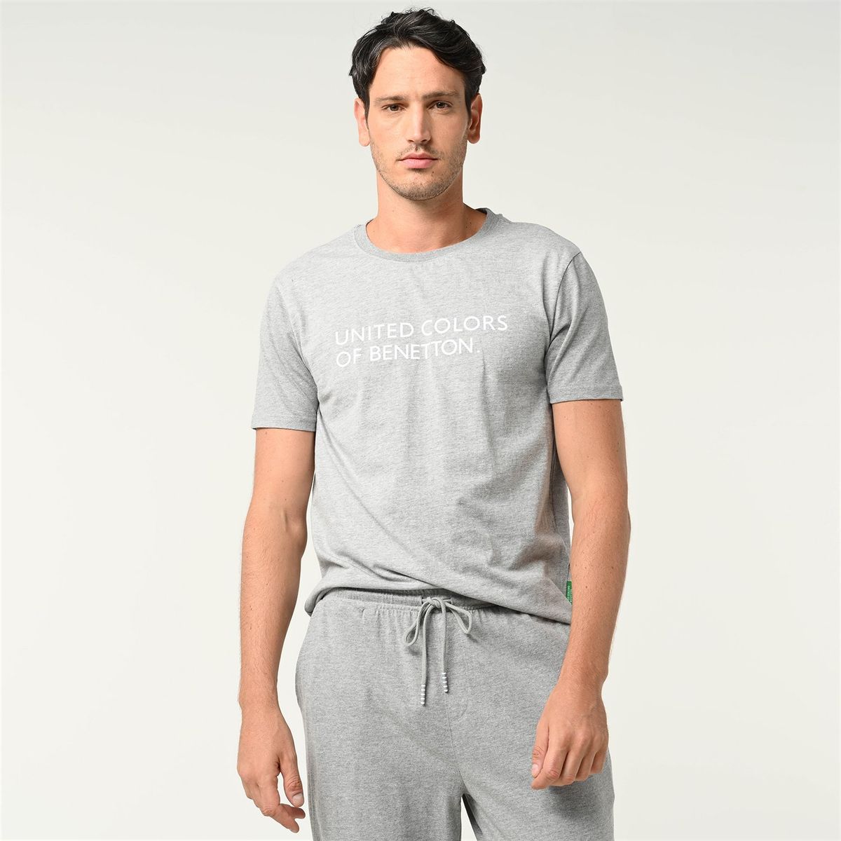 BENETTON - Pijama Hombre Manga corta de Algodón Benetton