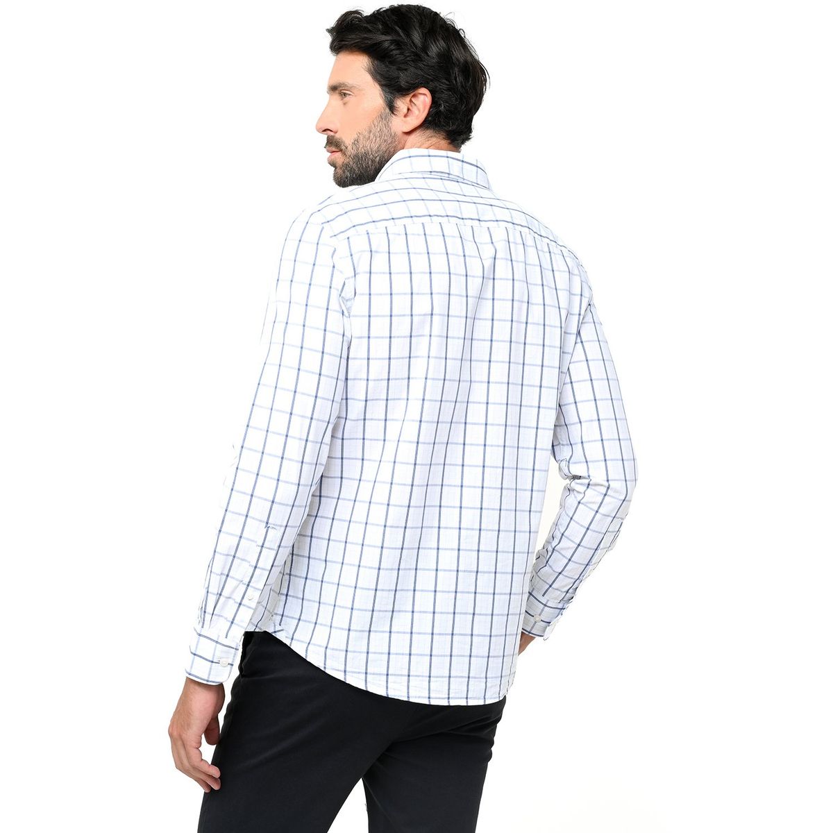 CHRISTIAN LACROIX - Camisa Hombre de Cuadros Manga larga Regular Algodón Christian Lacroix