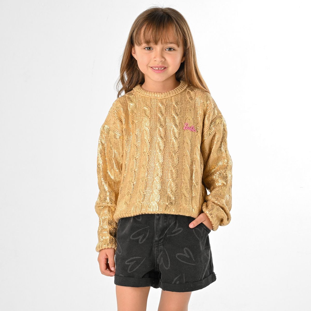BARBIE - Saco Niña Tejido Barbie