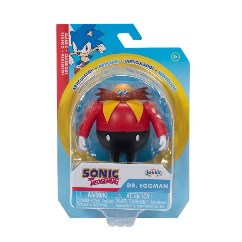  - Figura de juguete articulado Dr Eggman, para mayores de 3 años