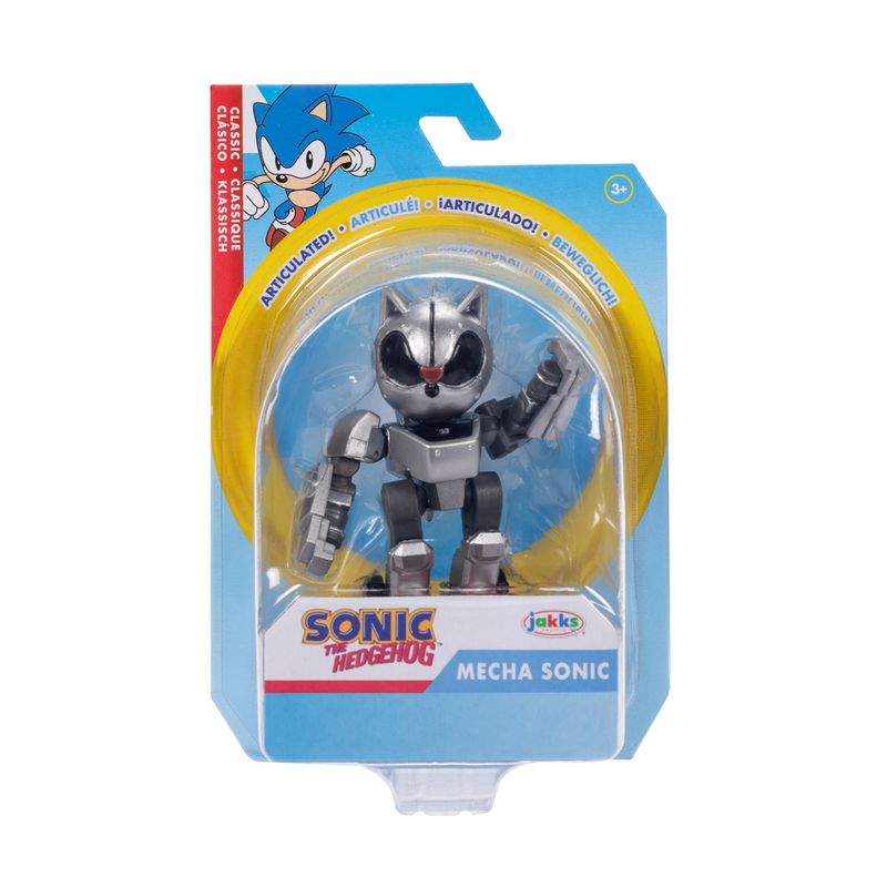  - Figura de juguete articulado Sonic metal Sonic, para mayores de 3 años