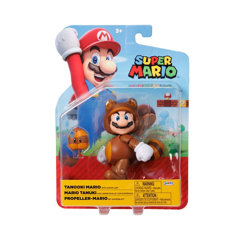 NINTENDO - Figura de Juguete articulado Mario Mapache, para mayores de 3 años