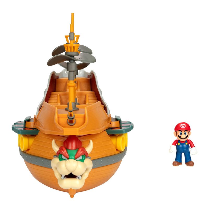NINTENDO - Set de juego aeronave Bowser para mayores de 3 años