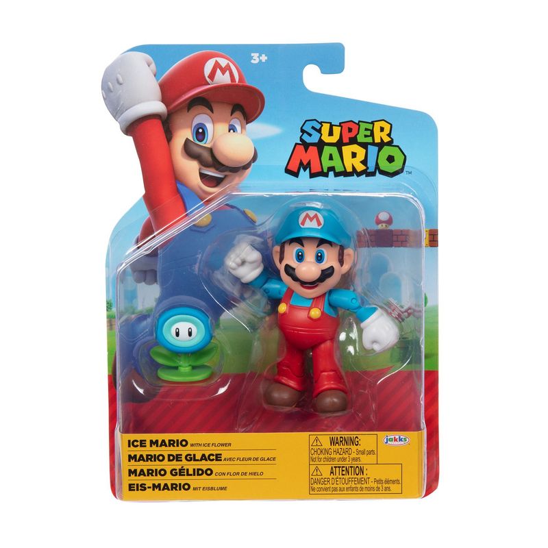 NINTENDO - Figura de Juguete articulado Ice Mario,  para mayores de 3 años