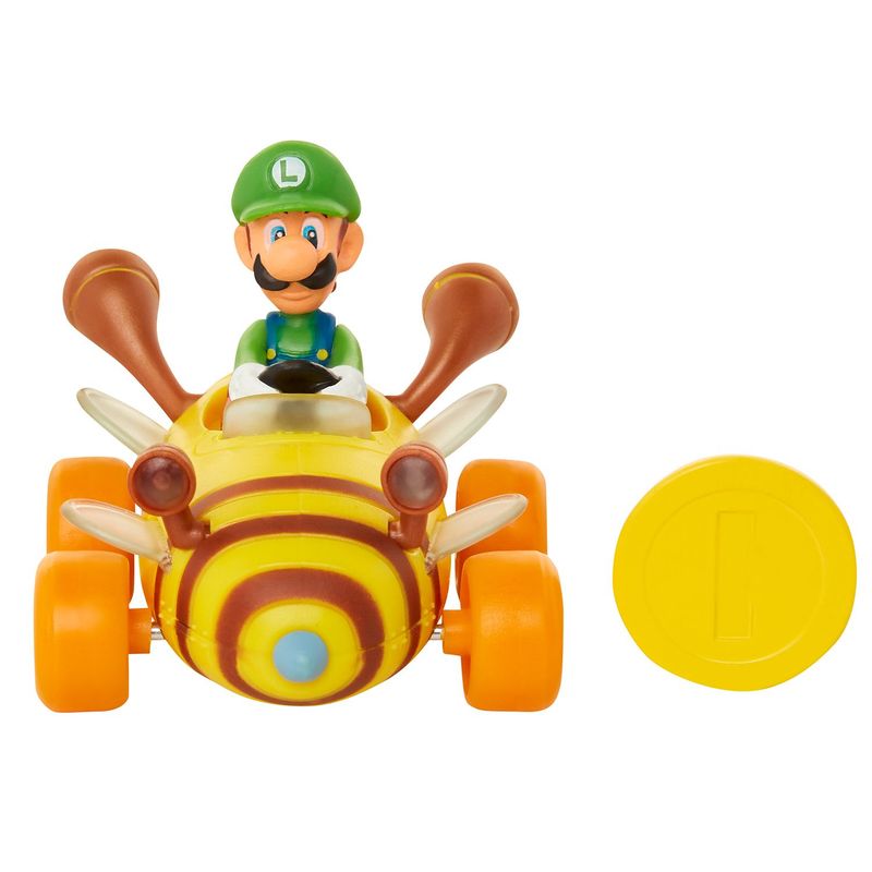 NINTENDO - Carro de arrastre Luigui, para mayores de 3 años