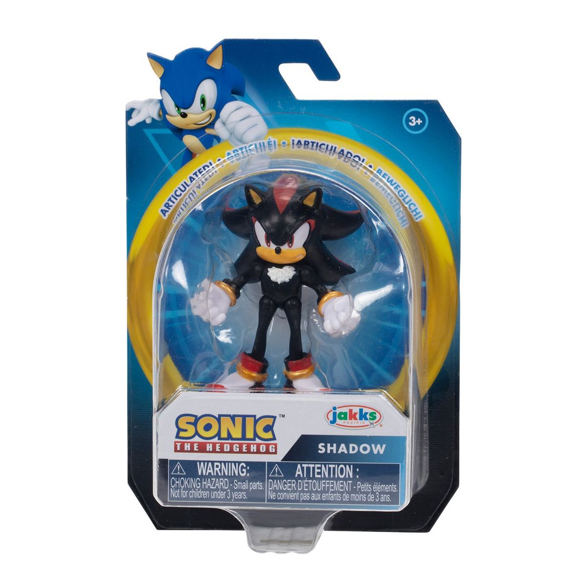  - Figura de juguete articulado Sonic Shadow, para mayores de 3 años