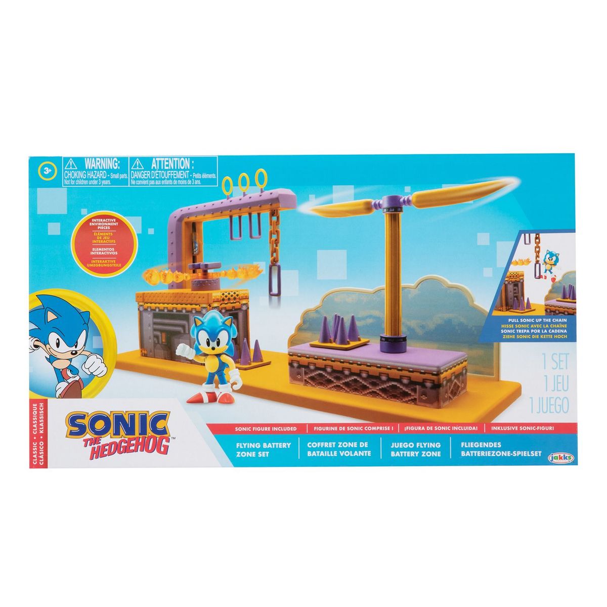  - Set de juego Sonic Accesorios incluidos, para mayores de 3 años