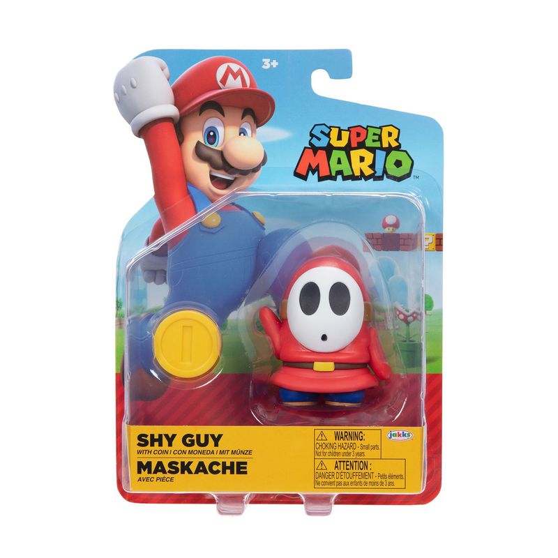 NINTENDO - Figura de Juguete articulado Shy Guy,  para mayores de 3 años