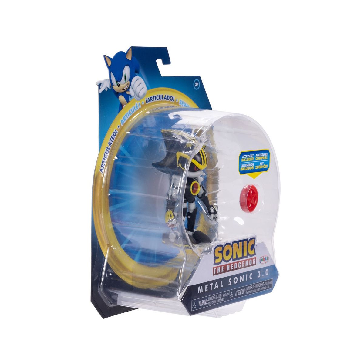  - Figura de juguete articulado Metal Sonic,  para mayores de 3 años