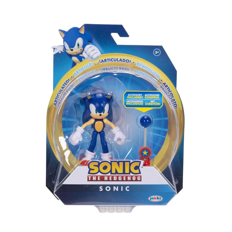  - Figura de juguete articulado Sonic azul,  para mayores de 3 años