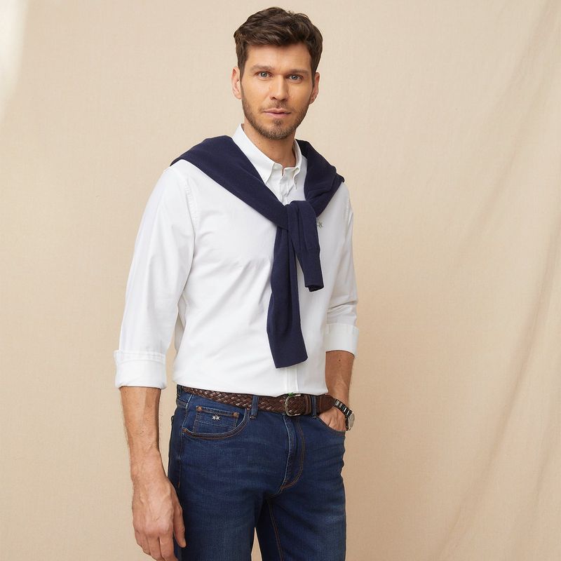 LA MARTINA - Camisa Hombre Manga larga de Algodón La Martina